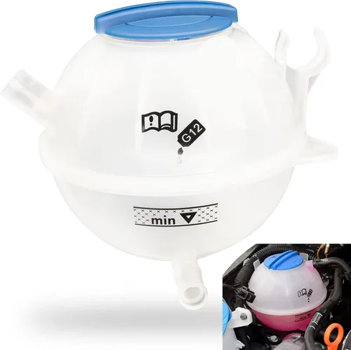 Depósito de desbordamiento de refrigerante del radiador, tanque de expansión y recuperación para VW Jetta, Golf, Volkswagen, Passat, Beetle, Audi