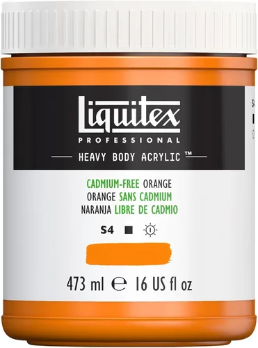 Miniatura 72 de Liquitex Pintura Acrílica Profesional de Cuerpo Pesado, Tubo de 2 oz (59ml), Rojo Fluorescente