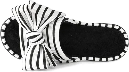 Miniatura 5 de ULTRAIDEAS - Pantuflas de espuma viscoelástica para mujer, con puntera abierta y correa ajustable, pantuflas de meter sin agujetas para mujer, forro