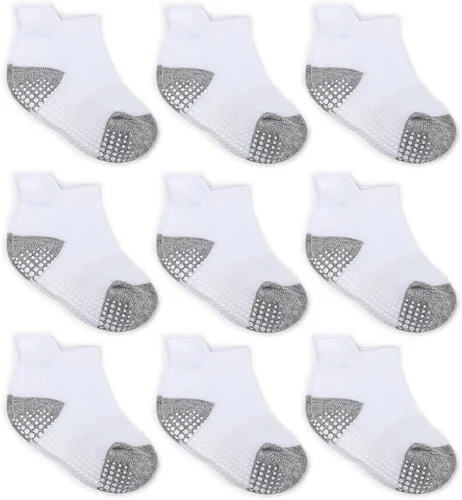 Miniatura 30 de Calcetines tobilleros antideslizantes Zaples para bebés con suelas antideslizantes para bebés, niños pequeños, niños y niñas