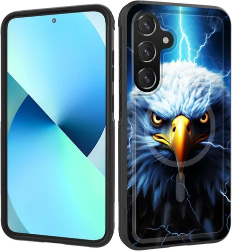 Miniatura 148 de Funda magnética para Galaxy A16 5G, [compatible con MagSafe] [protección contra caídas de grado militar] Funda resistente a prueba de golpes