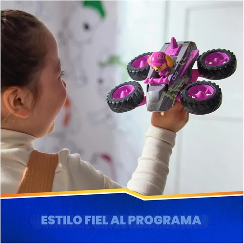 Miniatura 4 de PAW Patrol: Rescue Wheels Skye’s Jet, camión juguete con transformación en modo avión y figura de acción coleccionable, juguete para niños y niñas