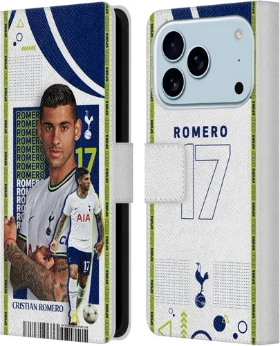 Miniatura 70 de Head Case Designs Officially Licensed Tottenham Hotspur F.C. Cristian Romero 2022/23 First Team Leather Wallet Case Compatible with Apple iPhone 11