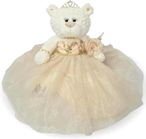 Miniatura 19 de KINNEX COLLECTIONS SINCE 1997 20" Quince Anos Quinceanera Last Doll Osito de peluche con vestido (pieza de centro) ~ ARC16831-4 (azul bebé)