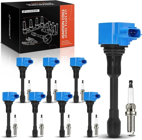 Miniatura 10 de A-Premium Juego de 8 bobinas de encendido y bujías de iridio compatibles con Nissan Armada 2017-2020 y Infiniti QX56 2011-2013, QX80 2014-2020, 5.6L