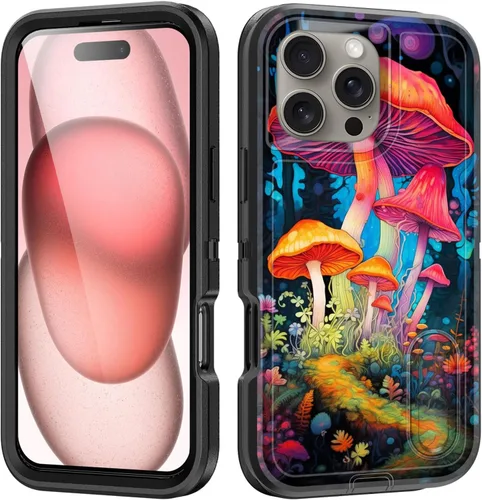 Miniatura 65 de Funda para iPhone Air con soporte integrado, a prueba de golpes, polvo y caídas, 3 capas, grado militar, funda protectora para iPhone Air de 6.5