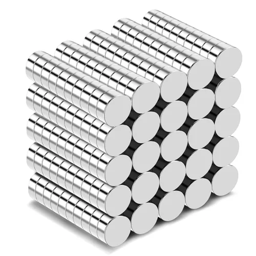 TRYMAG Imanes pequeños de neodimio de 6x2mm, 260 piezas de imanes pequeños de tierras raras para pizarra, pequeño imán redondo en forma de disco
