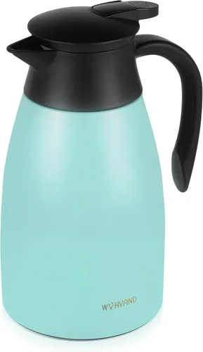 Miniatura 10 de Jarra de café de 34 onzas aisladas, jarras de café de acero inoxidable para mantener el calor, jarras térmicas a prueba de polvo para fiestas