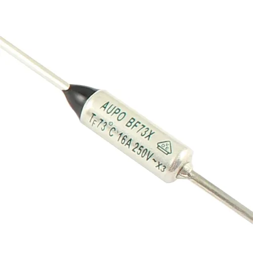 Miniatura 4 de 10pcs Thermal Fuse BF73 BF73X BF 73C 73 Celsius Degree 10A 16A 250V Cutoff TF Pellet TCO Axial Lead Temperature Links(10A BF73)