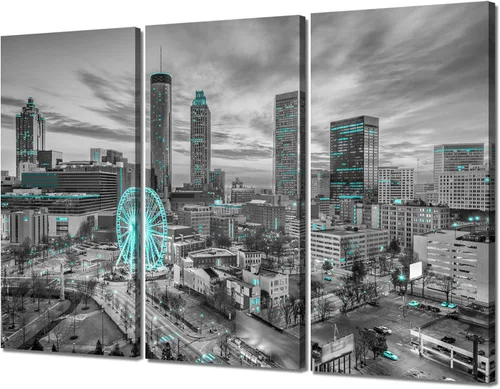 Miniatura 29 de Phoenix City Skyline - Arte de pared, lienzo de paisaje urbano de Arizona, imágenes enmarcadas, pósters, pinturas, decoración de hogar, oficina