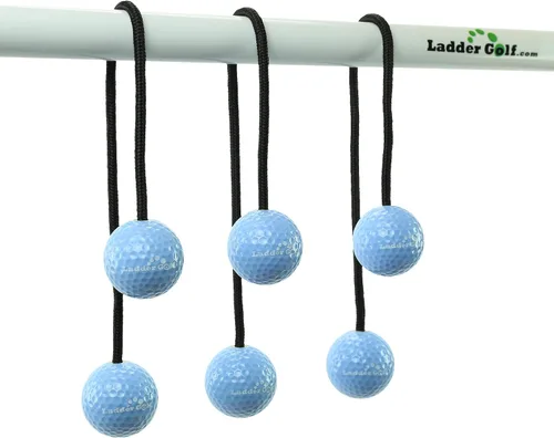 Miniatura 7 de Ladder Golf Official Hard Bolas, 3PK Rojo