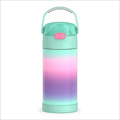 Miniatura 35 de THERMOS FUNTAINER - Botella de acero inoxidable con aislamiento al vacío y sorbete, capacidad de 12 onzas, para niños, azul Azul marino