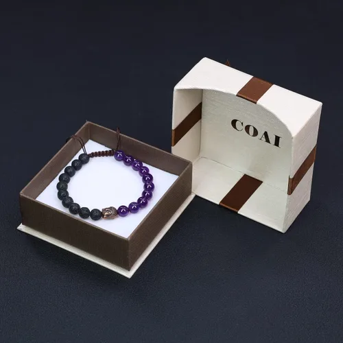 Miniatura 7 de COAI Pulsera de oración para hombre y mujer, Piedra, ónix