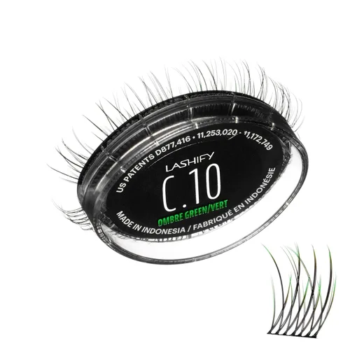 Miniatura 29 de Lashify Curl - Extensiones de pestañas Gossamer DIY de 0.394 pulgadas, color negro, pestañas postizas fáciles para un aspecto natural