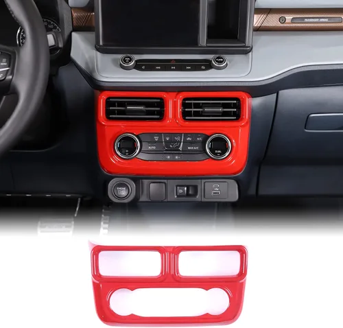 Miniatura 11 de Aunginsy Cubierta de salida de aire para consola central, compatible con Ford Maverick 2022-2024, control central de automóvil, panel de interruptor