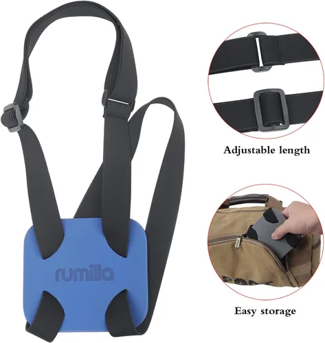 Miniatura 2 de Correa elástica para equipaje, correas para equipaje para añadir una bolsa, correa elástica para maleta fácil de viajar, (versión fácil, azul)