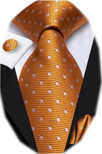 Miniatura 6 de Dubulle Corbata tejida de cachemira para hombre y gemelos de pañuelo para hombre, conjunto de gemelos para boda formal y negocios