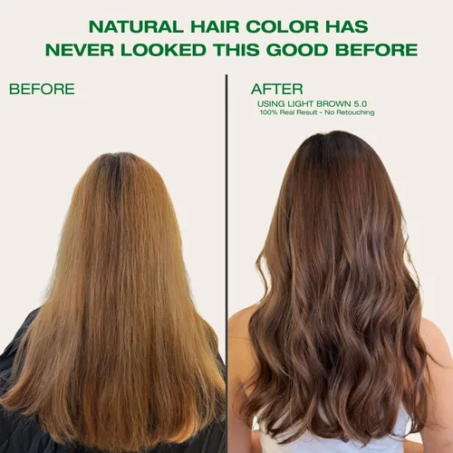 Miniatura 3 de Naturigin coloración permanente para cabello, marrón, (Light Chocolate Brown)