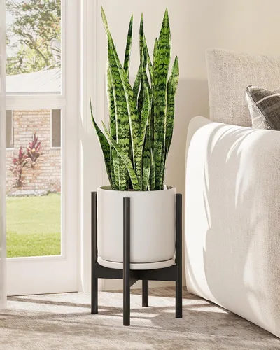 Miniatura 9 de GENTINGBRO Soporte Ajustable para Plantas de Interior, Soporte de Bambú para Plantas que se Ajusta a 8 9 10 11 12 Pulgadas, Pequeño Soporte