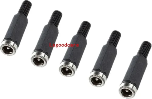 Miniatura 5 de Lsgoodcare 40 unids 5.5MM x 2.1MM macho hembra DC enchufe enchufe adaptador compatible para CCTV/audio/video