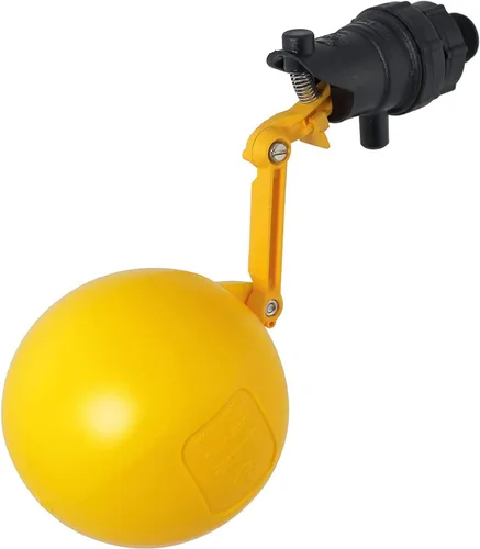 Jobe Válvulas J-RJV0075HF Rojo Válvula de flotador de baja presión de alto flujo, flotador de 4.9 pulgadas de ancho, brazo de extensión de 3