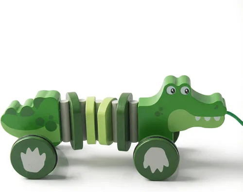 Miniatura 8 de Juguetes de Madera para Bebés Coche, Juguetes de Madera para Bebés, Juguetes de Arrastre para Niños Pequeños, Juguetes de Desarrollo para Niña