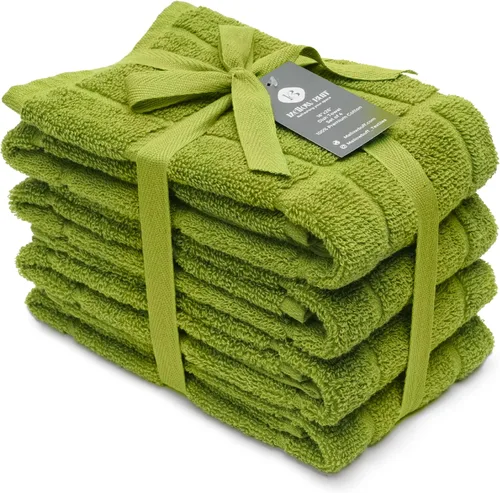 Miniatura 18 de Toallas de cocina 100% algodón de terry Mellow Buff, paquete de 4, 16 x 26 pulgadas, toallas de cocina súper suaves y absorbentes, perfectas