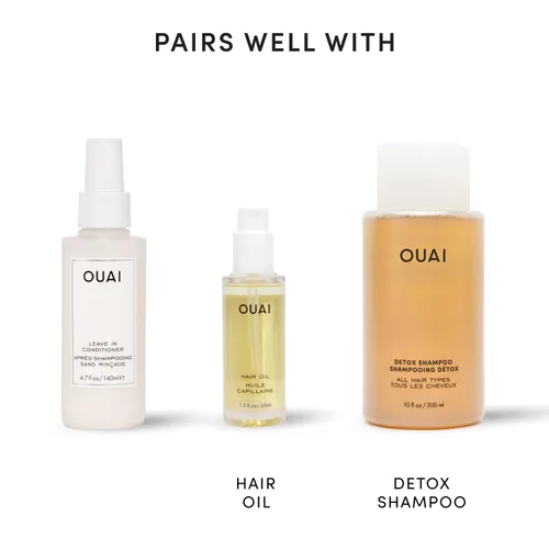 Miniatura 8 de OUAI Acondicionador sin enjuague y protector térmico para el cabello - Prepara el cabello para el peinado o usa como spray desenredante