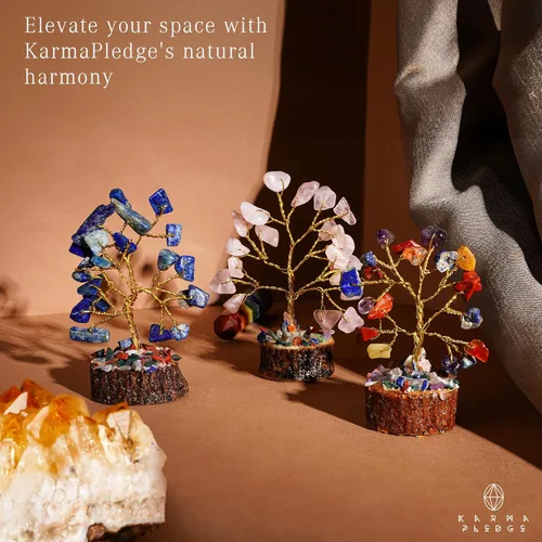 Miniatura 6 de Conjunto de árbol de cristal de 12 regalos únicos de cumpleaños para mujeres, hermana, mamá, decoración de oficina en el hogar, decoración de Juego