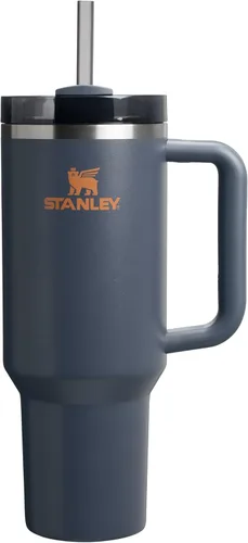 Miniatura 138 de Stanley Quencher H2.0 - Vaso de acero inoxidable con asa, pajilla y tapa FlowState giratoria de 3 posiciones; aislamiento térmico, sin BPA; apto