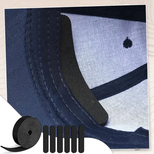 Miniatura 6 de Outus 23 piezas de cinta reductora de tamaño de sombrero, inserto de espuma, rollo de cinta reductora autoadhesiva (negro)