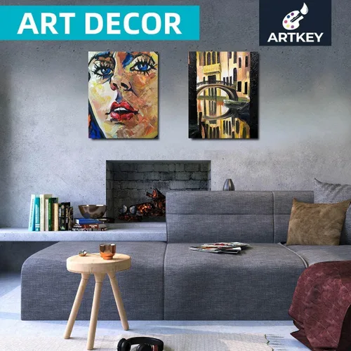 Miniatura 6 de Artkey Paquete de 6 lienzos negros, 8 x 10 pulgadas, triple imprimado, sin ácidos, 100% algodón, para acrílicos, óleo, pinturas de acuarela