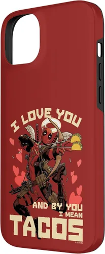 Miniatura 32 de Marvel Deadpool I Love You and by You I Mean Tacos - Carcasa para iPhone 17