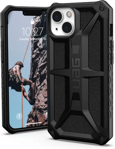 URBAN ARMOR GEAR UAG - Funda protectora para iPhone 13, color negro, resistente, ligera, delgada, a prueba de golpes, de alta calidad, [pantalla de