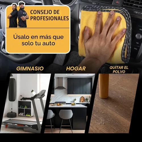 Miniatura 4 de Chemical Guys Toallas de Microfibra Premium de Grado Profesional para Automóviles, Dorado, 16" x 16", Paños de Detallado de Autos Ultra Suaves y Sin