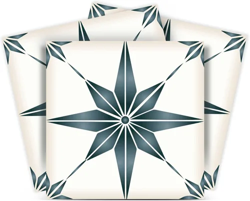Miniatura 11 de Adhesivos para azulejos Mi Alma, 24 unidades, Talavera, plantillas de pared, calcomanías para despegar y pegar, fácil aplicación, ideal para baño