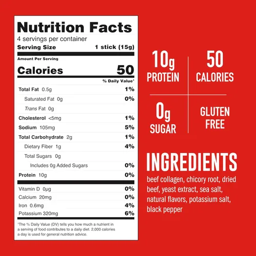 Miniatura 2 de LonoLife - Sobres individuales de caldo de hueso de ternera bajo en sodio: 0.35 onzas de proteína, apto para dieta Keto, 4 porciones individuales