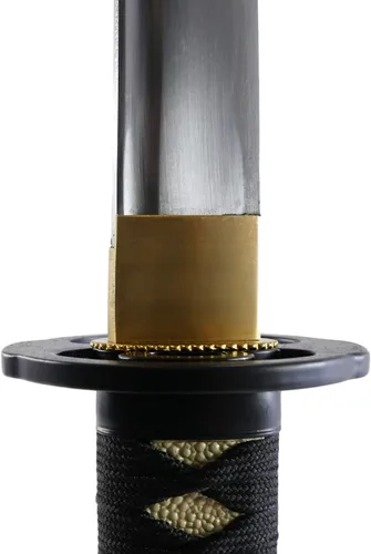 Miniatura 6 de MAKOTO Espada samurái katana afilada blanca hecha a mano de 40 pulgadas, geisha de mujer japonesa
