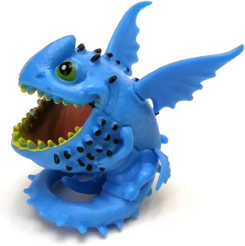 Miniatura 4 de Toysvill Dragones (juego de 8 piezas) - mini figuras de acción: Toothless (Night Fury), Deadly Nadder, Gronckle, Hideous Zippleback, Hotburple