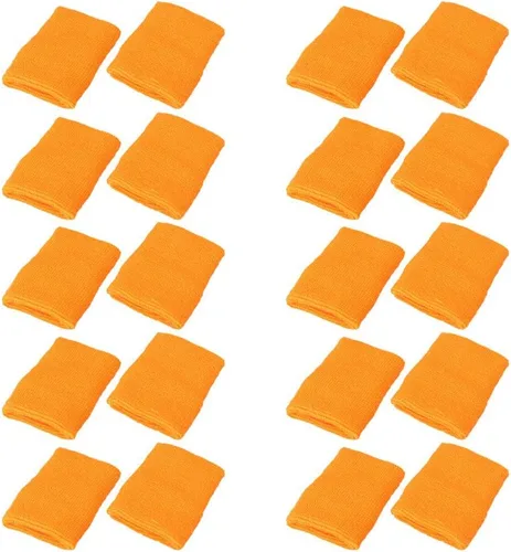 Miniatura 8 de Paquete de 10 pulseras absorbentes coloridas para deportes, baloncesto, fútbol, fiesta, actividades al aire libre