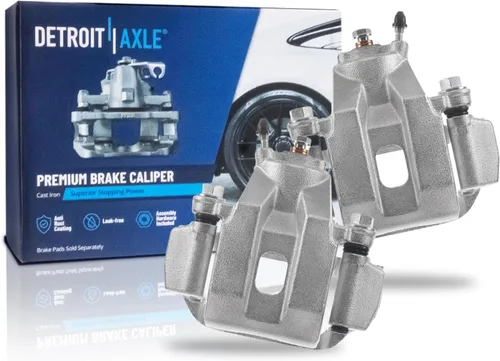 Miniatura 64 de Detroit Axle - 4 pinzas de freno para Honda Element 2003-2011 Pinzas de freno de disco con soportes 2004 2005 2006 2007 2008 2009 2010 reemplazo