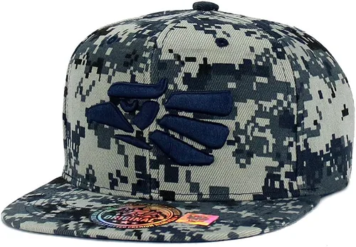 Miniatura 3 de Gorra de béisbol con diseño de águila mexicana hecha en México con cierre de pico plano