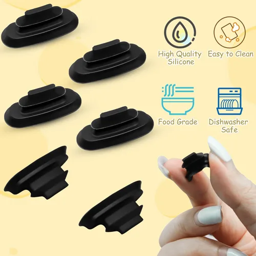 Miniatura 3 de 6 piezas de tapones de goma compatibles con la taza de viaje Contigo West Loop Autoseal, sello de tapón de repuesto para la taza de café Contigo