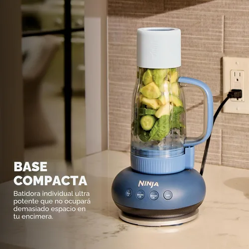 Miniatura 7 de Ninja Blendboss™ Licuadora personal para batidos y bebidas congeladas Taza de viaje de 26 oz con tapa a prueba de fugas, boquilla para beber