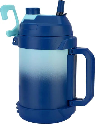 Hydraful Botella de Agua de Galón, Botella de Agua Deportiva de Acero Inoxidable Aislada de 128 oz de Gran Tamaño, Botella de Agua de Gran Tamaño de