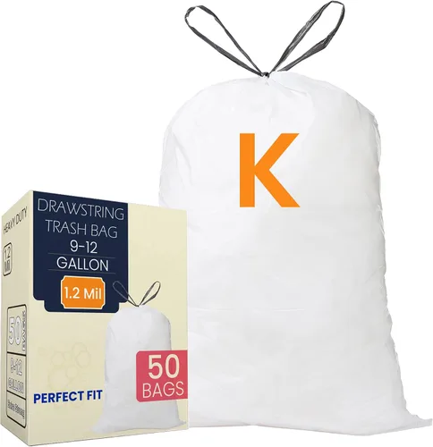 Miniatura 22 de Code H - Bolsas de basura resistentes con cordón de 8 a 9 galones compatibles con simplehuman Code H - Bolsas de basura de 8-9 galones