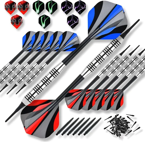Miniatura 5 de Steel Tip Darts Set 18 Grams15 Pack Steel Barrels