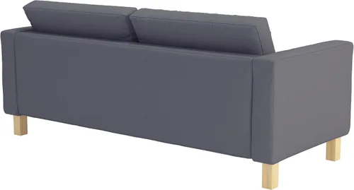 Miniatura 2 de Funda de sofá de tela duradera Karlstad de tres asientos (no sofá biplaza) (ancho: 80.7 in) de repuesto compatible con IKEA Karlstad funda de 3