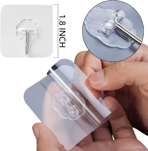Ganchos de ventosa de acero inoxidable, 6 cadenas colgantes con ventosa, resistentes a la corrosión, decoración de pared y ventana, puerta de cocina