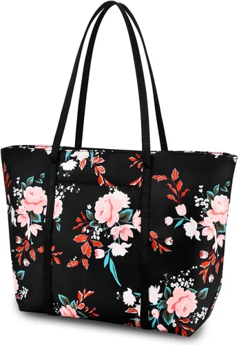 Miniatura 2 de Bolso de hombro floral para mujer, impermeable, para adolescentes, playa, escuela